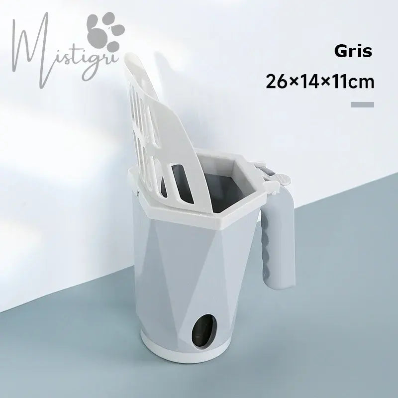 Pelle à Litière avec Réservoir gris