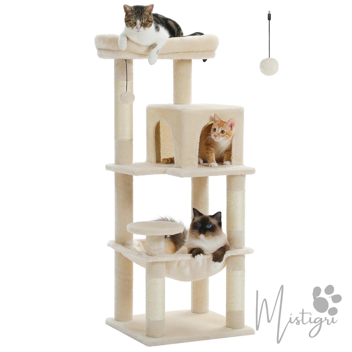 Petit arbre Ă chat beige