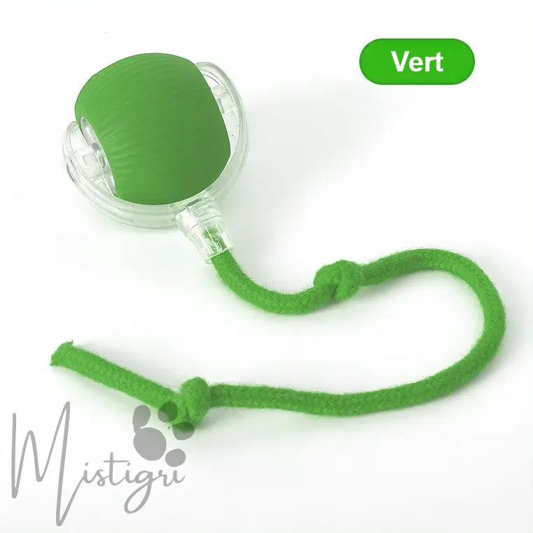 Balle Interactive pour Chat vert
