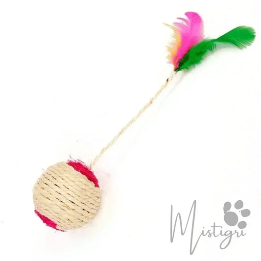 Balle pour Chat avec Plume