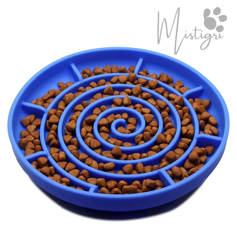 Gamelle Labyrinthe pour Chat bleu