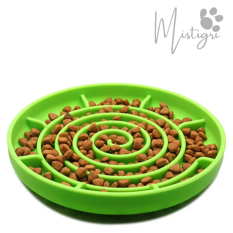 Gamelle Labyrinthe pour Chat vert