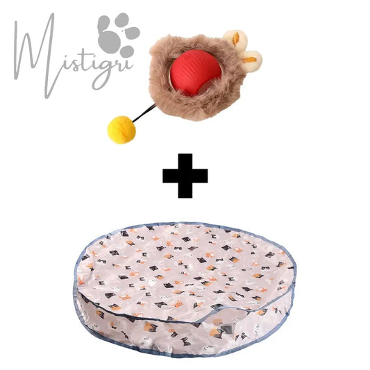Tapis de jeu et Balle lapin rouge